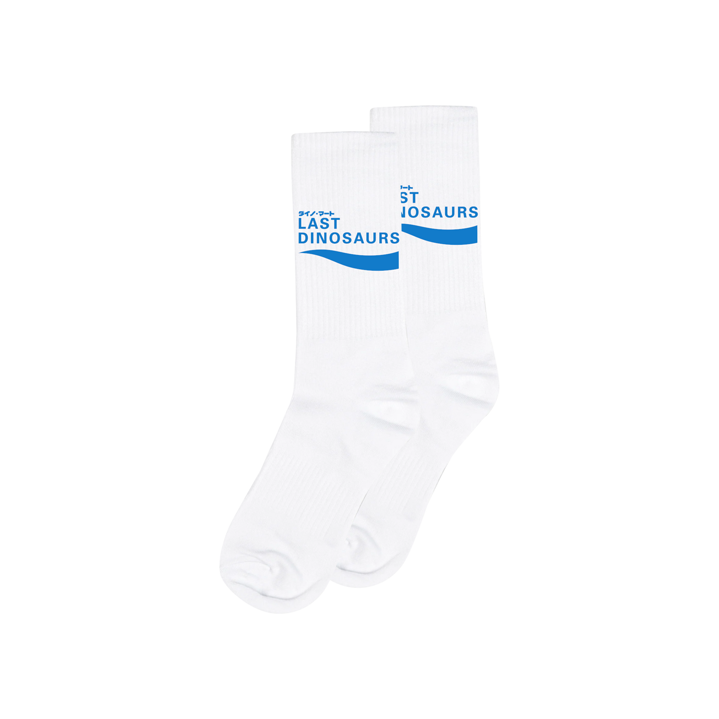 WELLNXSS Knit Socks (Blue/White)